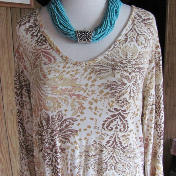 RODEO FOX HIGH LOW DRESS WITH BELL SLEEVES BRAND - Picture 4 of 6